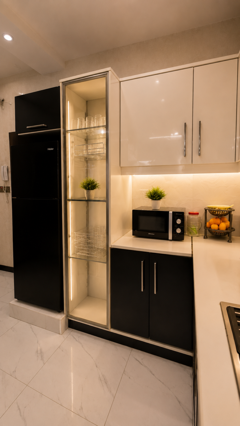 Luxe Corner | Fireplace | 2BR Stay | Bahria Town Lahore
