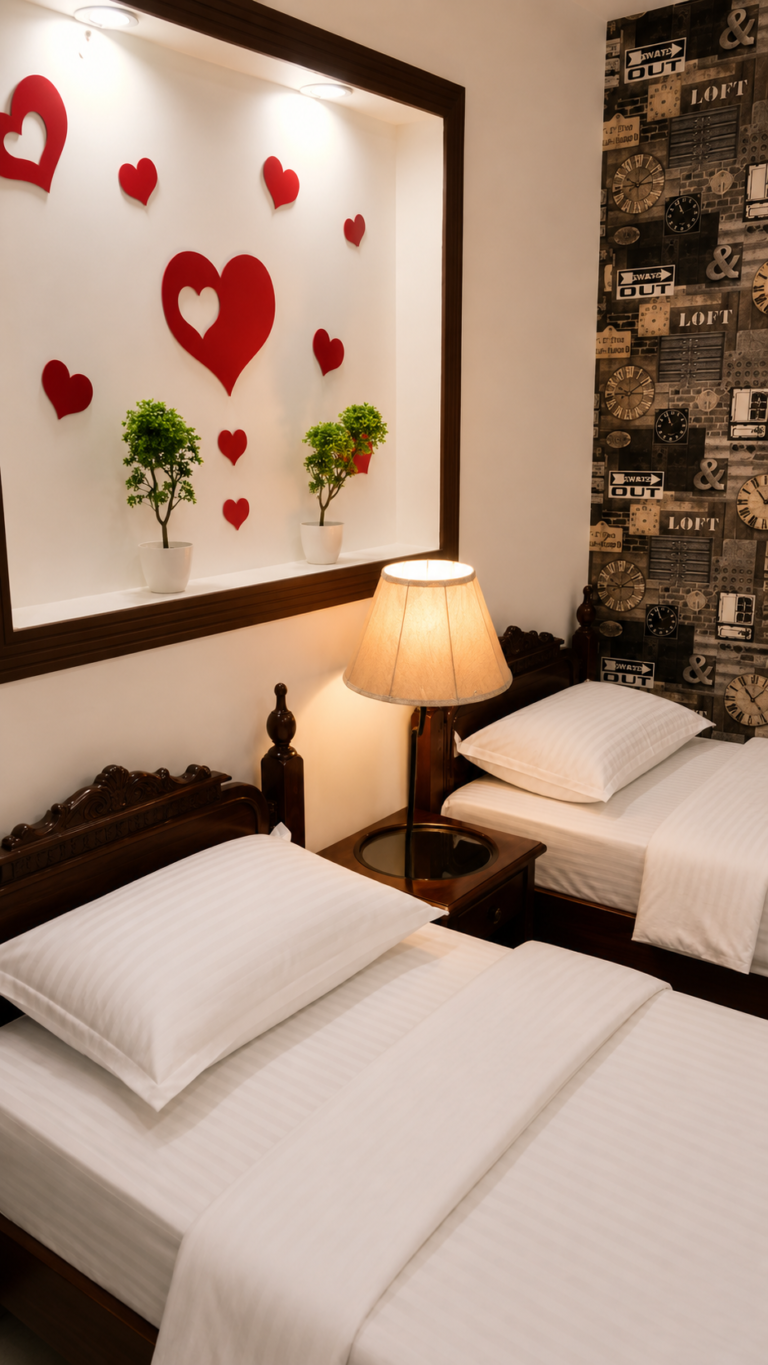 Luxe Corner | Fireplace | 2BR Stay | Bahria Town Lahore